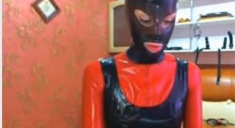 LiveJasmin – 1yjust4u – Red latex Catsuit [private chat]